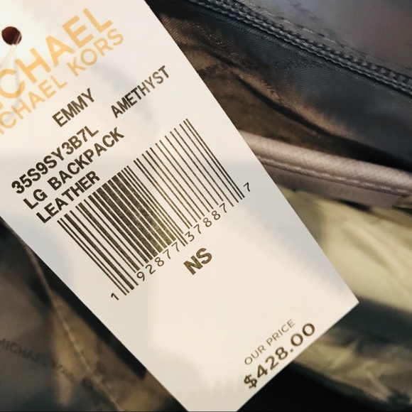 Michael Kors Emmy Large Backpack amethyst purple - Picture 7 of 8